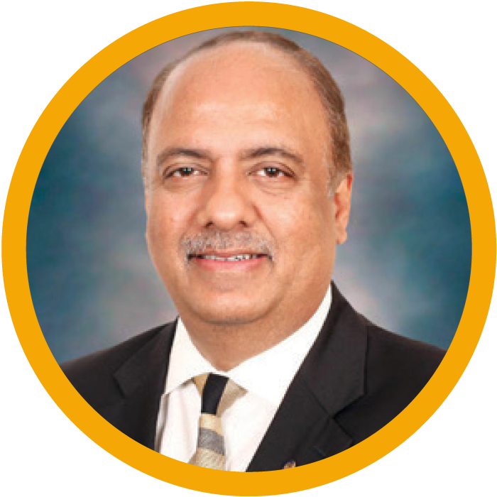 Shekhar Mehta, past Rotary International President (2021-22) from the Rotary Club of Calcutta Mahanagar